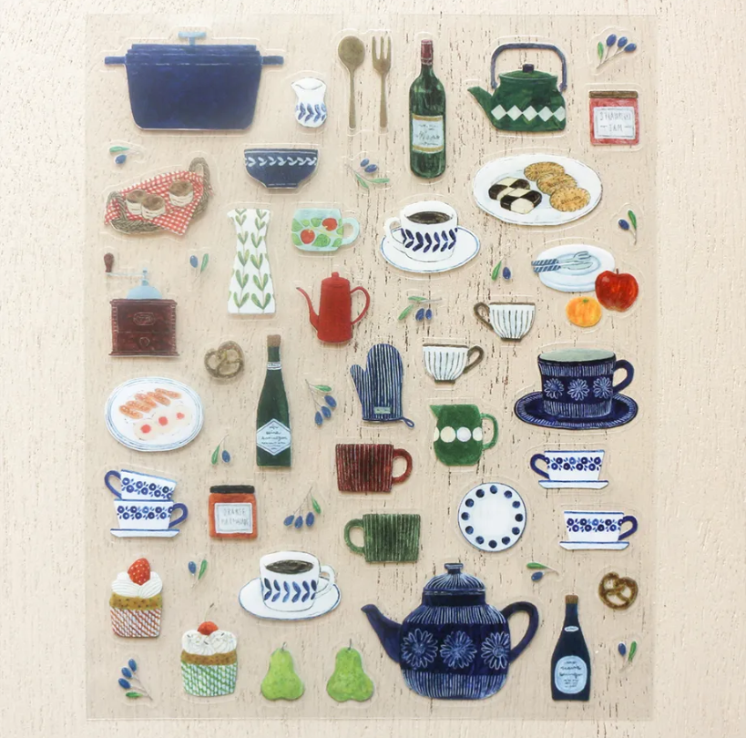 Midori Asano Sticker Sheet | Kitchen Design