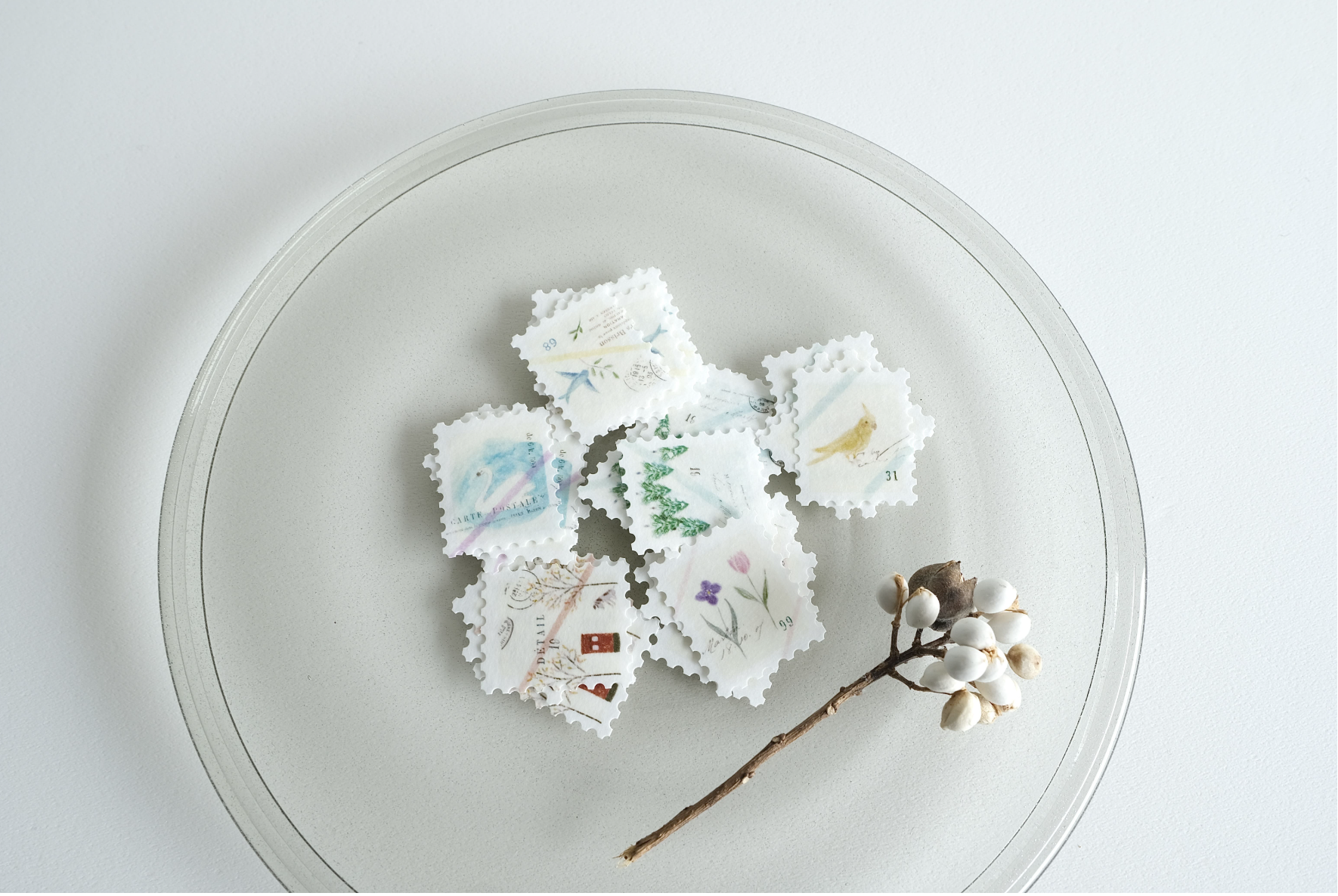 YOHAKU Flake Stickers “Collection” – Japanese Washi Sticker