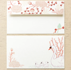Kanako Tanigawa Letter Set | Cat / Swan Design