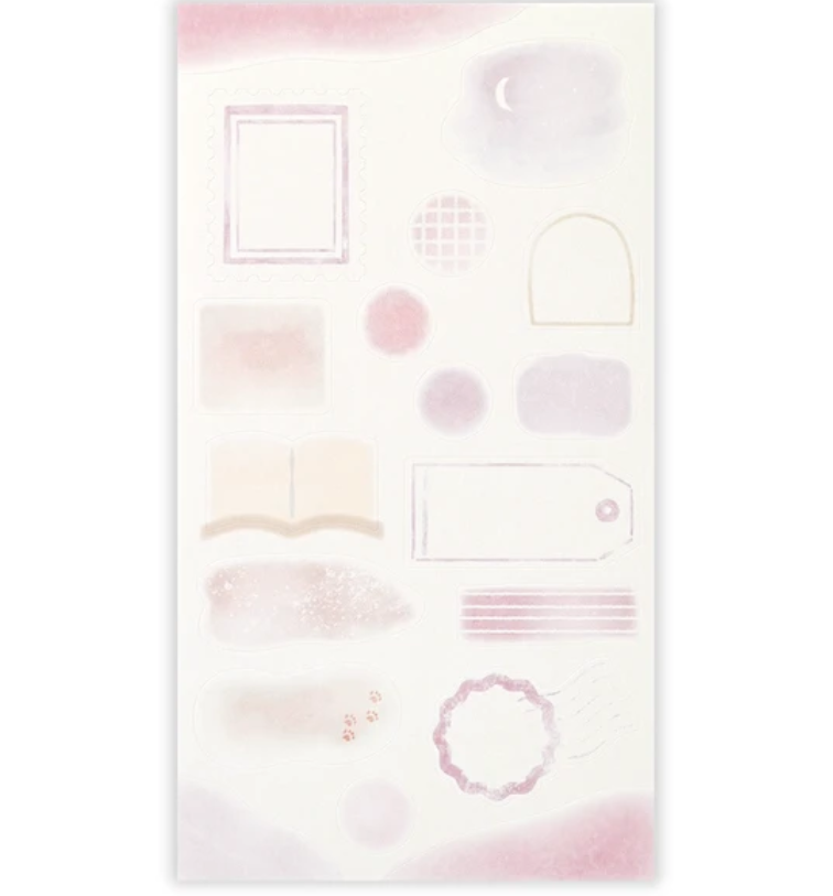 Deco Time Cat Sticker Set | Japanese Washi & Paper Stickers