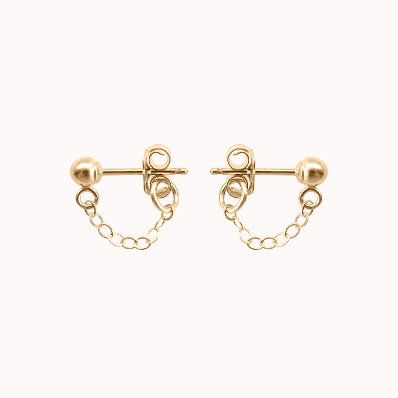 Chain Cuff Earrings