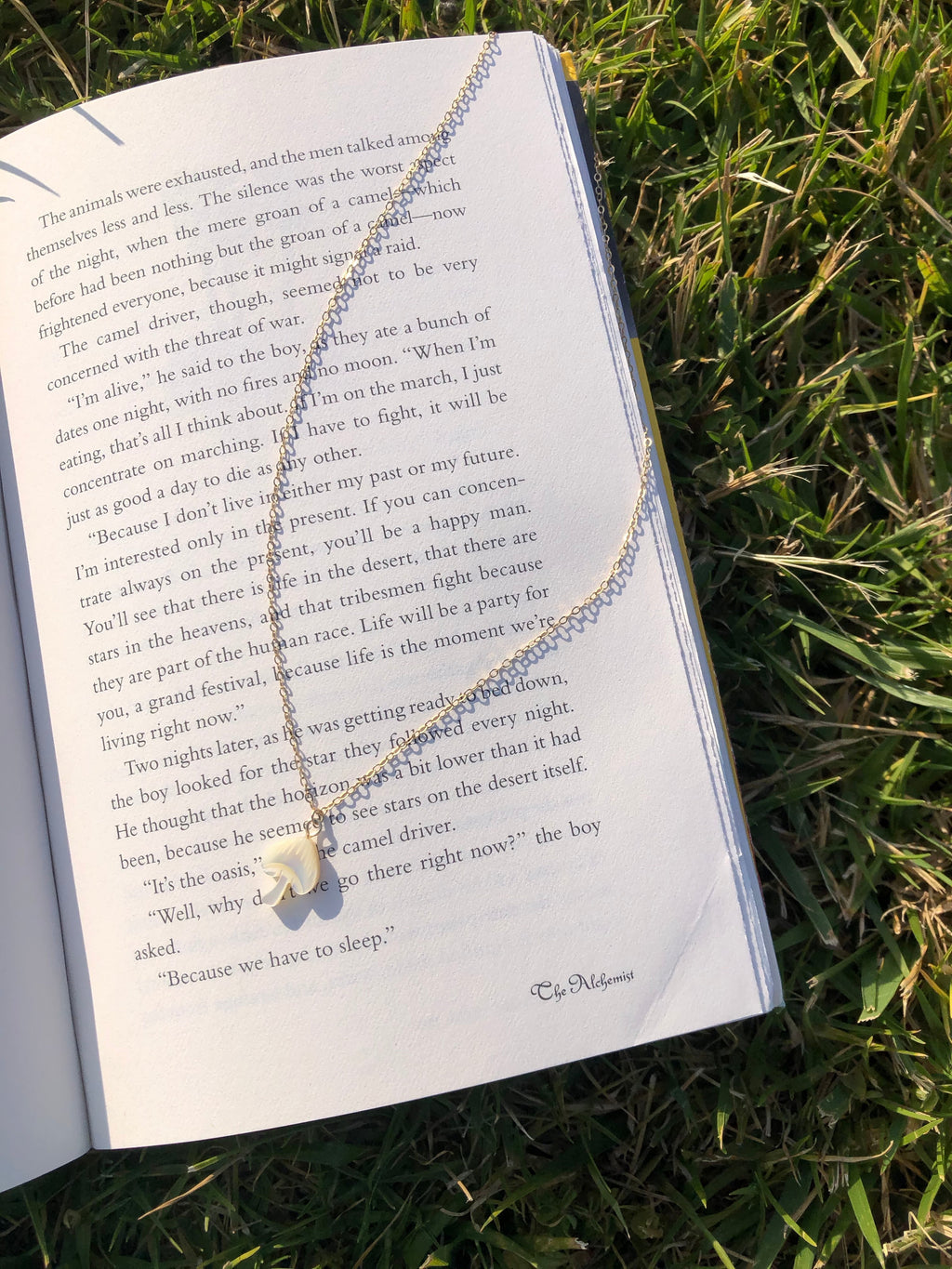 Vintage Mushroom Pearl Necklace