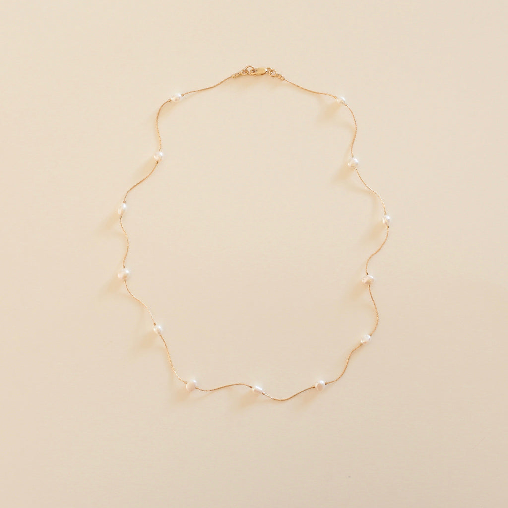 Floating Pearl Necklace