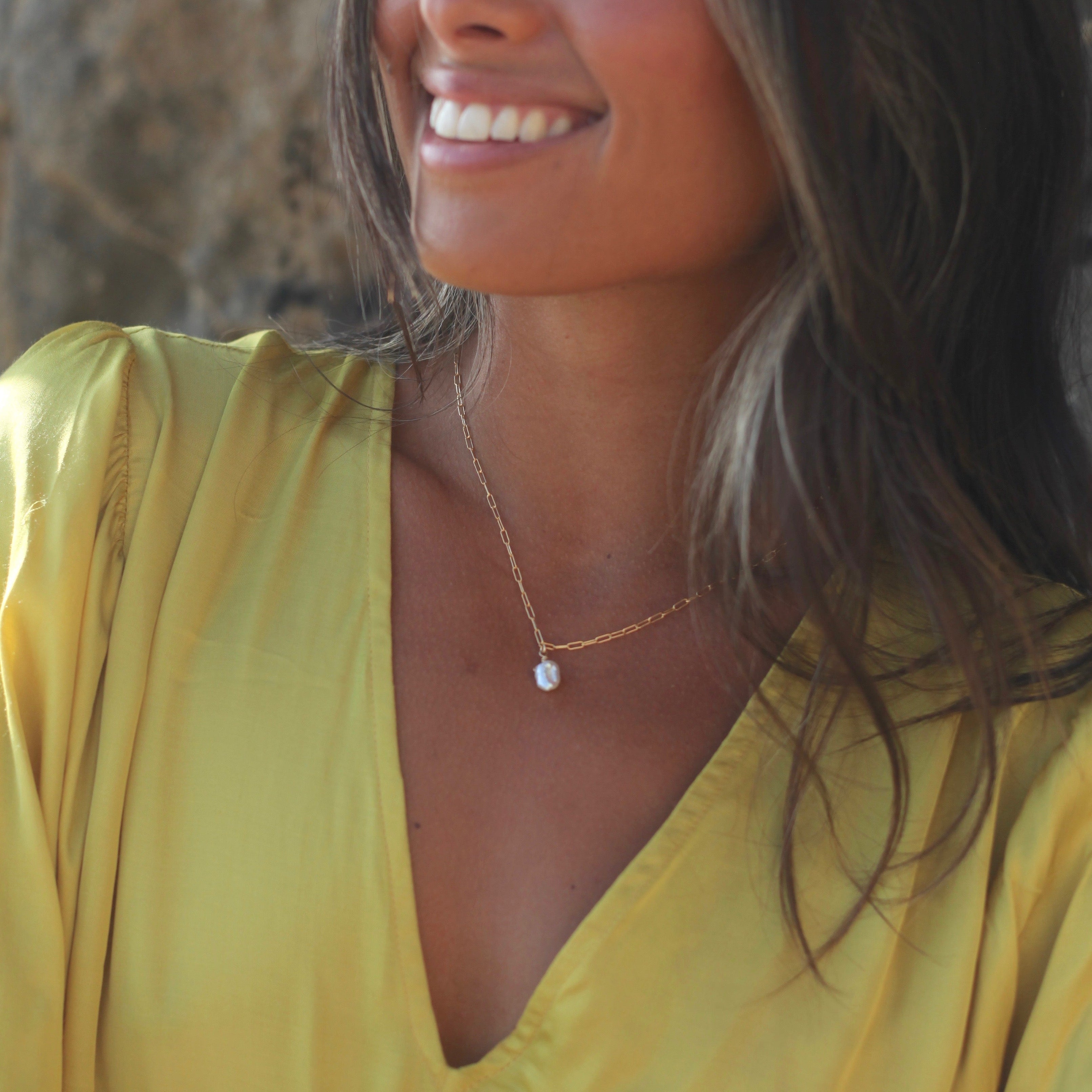 Keishi Pearl Necklace