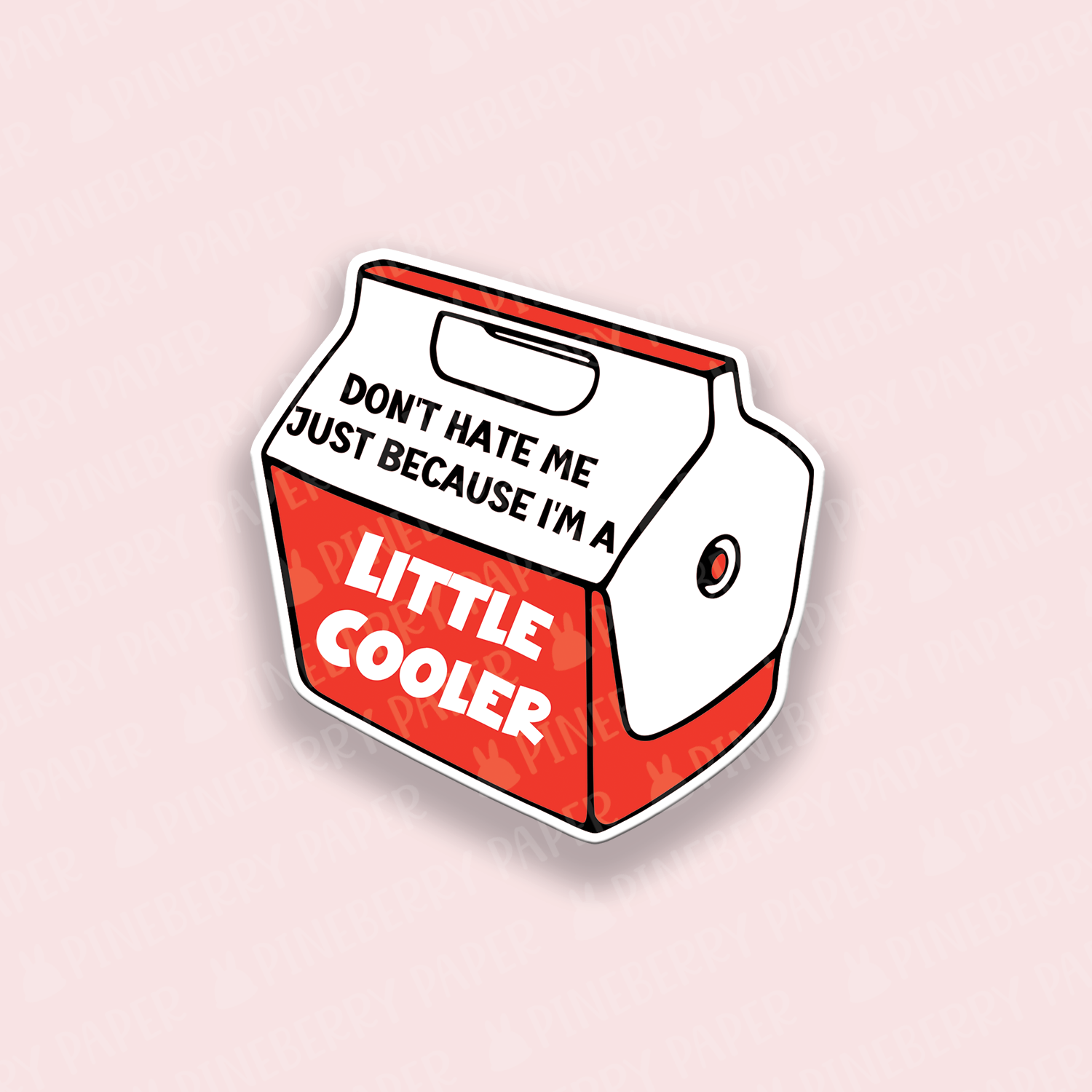 Little Cooler Vinyl Sticker