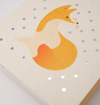 Hokkaido Fox Memo Pad in Paper Box | MORITA Animal Series