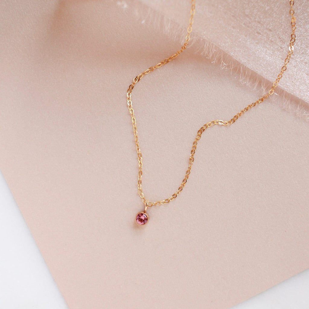 Birthstone Charm Necklace