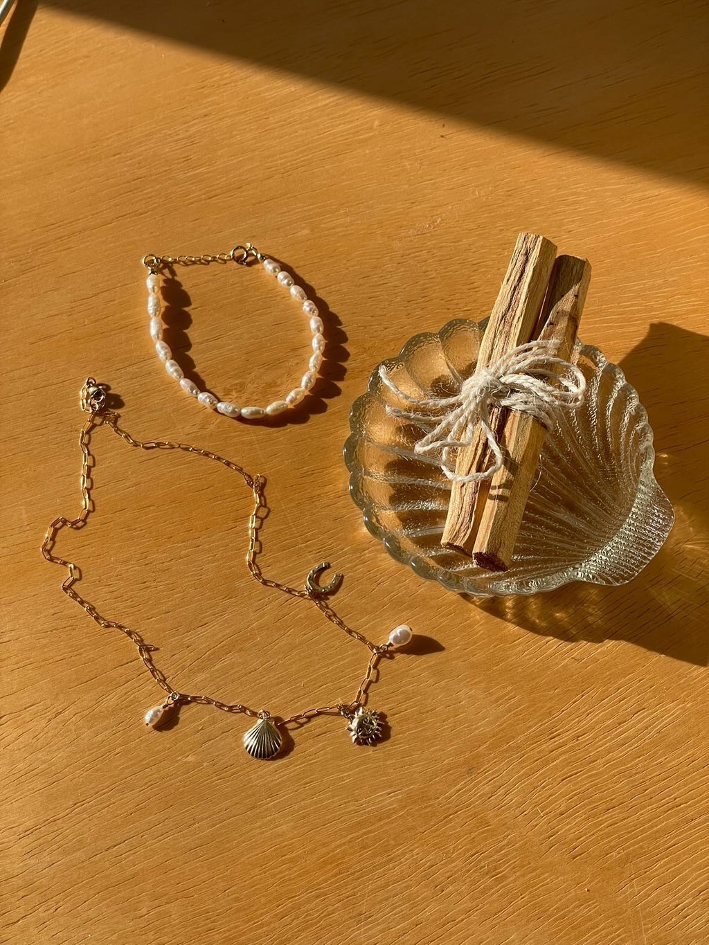 Pulsera de perlas vintage